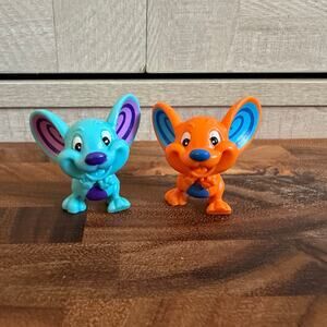 2013 Mousetrap Game Elefun & Friends Replacement Pieces Blue & Orange Mouse